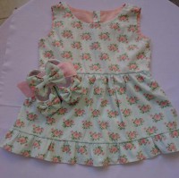 Conjuntinho Luxo Bebe 0 a 1 ano Acompanha sapatinho